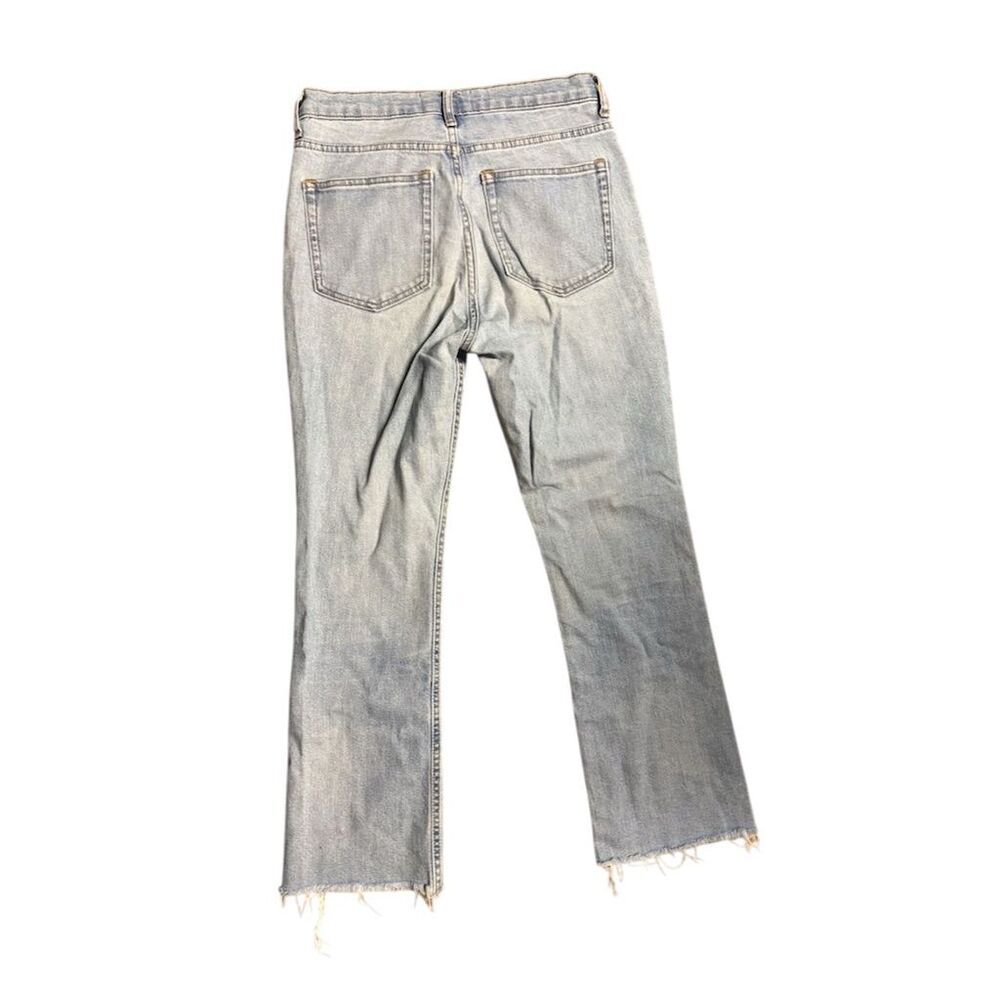 Everlane Women's Bootcut Jeans Light Wash Blue Size 27 Frayed Hem - Picture 7 of 8